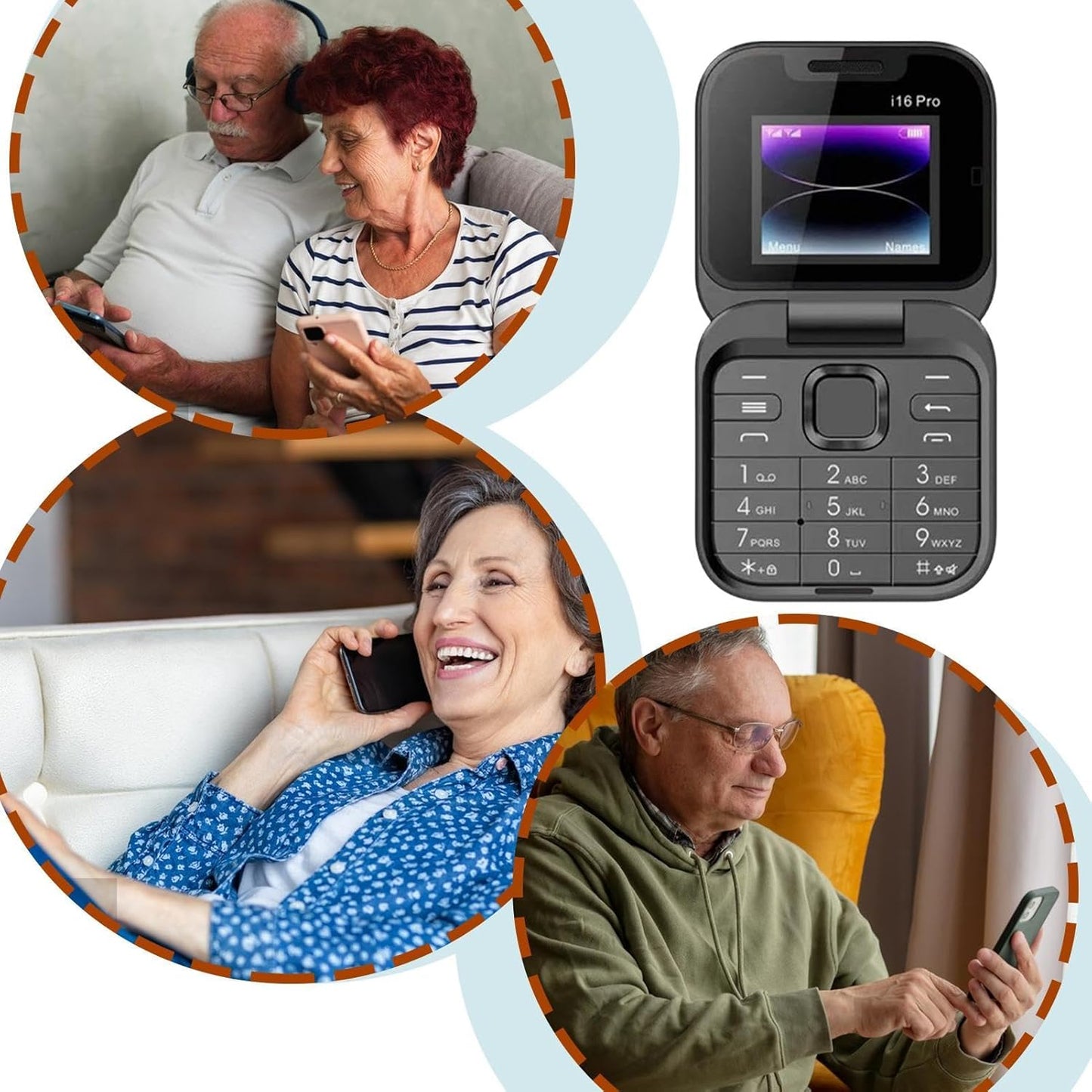 Teléfono Inteligente i16 PRO Flip™