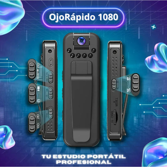 OjoRápido- Cámara 180° con Reducción de Ruido HD 1080P